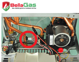 Котел газовый BellaGas CB 24 TF с комплектом подключения